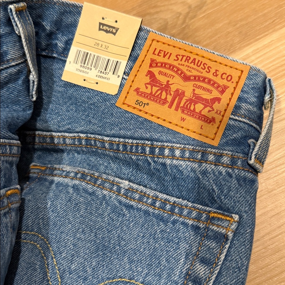 Levi's 501 High Rise Women's Jeans - Picture 7 of 8